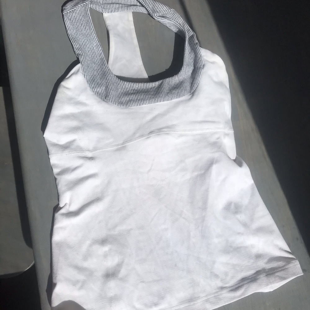 Lululemon Workout Racerback, Built In Sports Bra